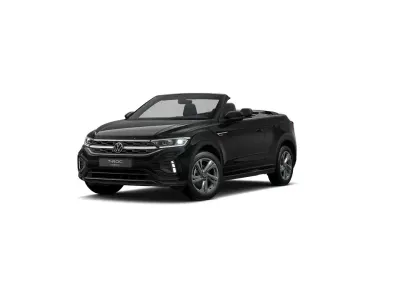 Gebraucht VW T-Roc Cabriolet R-line 150 PS (110 kW) 2025 Schwarz Cabrio
