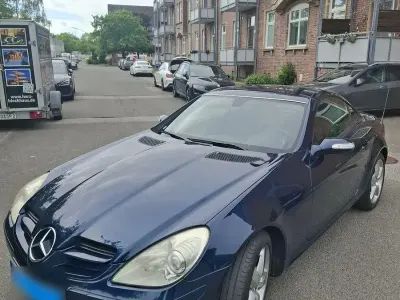 Gebraucht Mercedes SLK200 163 PS (119 kW) 2006 Blau Cabrio