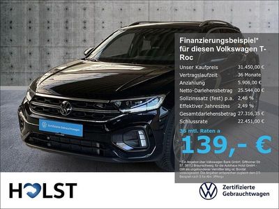 Gebraucht VW T-Roc R-line 150 PS (110 kW) 2025 Schwarz SUV