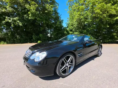 Gebraucht Mercedes SL350 2003 Schwarz Cabrio