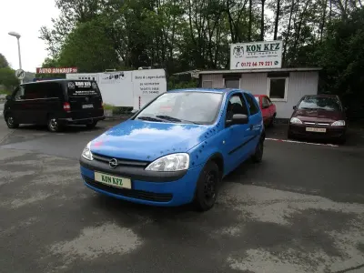 Brugt Opel Corsa 58 HK (42 kW) 2002 Blå Hatchback
