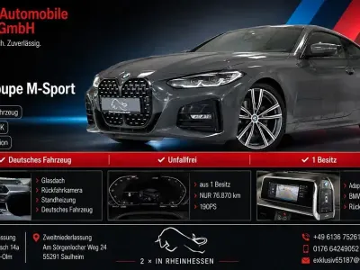 Gebraucht BMW 420 M Sport 190 PS (139 kW) 2021 Grau Coupé