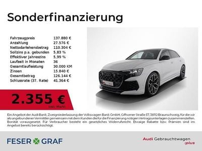 Gletscherweiß metallic Gebraucht 2025 Audi RS Q8 Ambiente SUV | 137.880 €