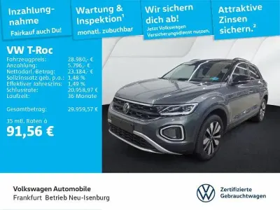 Gebraucht VW T-Roc Goal 150 PS (110 kW) 2025 Grau SUV