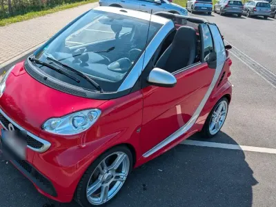 Second-hand Smart ForTwo Cabrio Passion 71 CP (52 kW) 2013 Roșu Cabrio