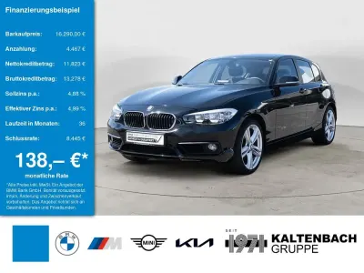 Usata BMW 120 Advantage 184 CV (135 kW) 2018 Nero Utilitaria