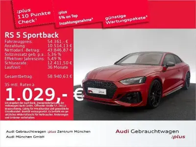 Gebraucht Audi RS5 Sport 450 PS (330 kW) 2020 Tangorot metallic Coupé
