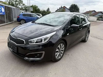 Gebraucht Kia Ceed Sportswagon Attract 99 PS (72 kW) 2018 (1k) black pearl Kombi