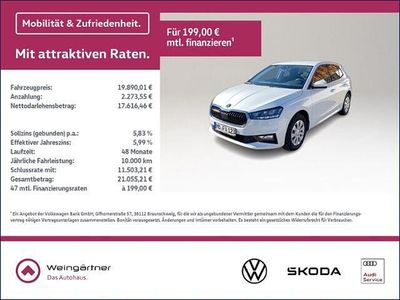 Weiß Gebraucht 2024 Skoda Fabia Selection Kleinwagen | 19.890 € (Fairer Preis)