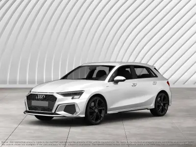 Gebraucht Audi A3 S-Line 150 PS (110 kW) 2023 Gletscherweiß metallic Limousine