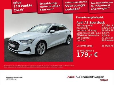 Usata Audi A3 Advanced 116 CV (85 kW) 2025 Bianco Berlina