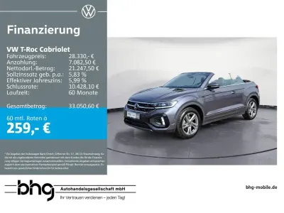 Gebraucht VW T-Roc Cabriolet R-line 150 PS (110 kW) 2025 Grau Cabrio