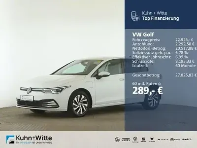 Brugt VW Golf VIII Style 204 HK (150 kW) 2022 Hvid Sedan