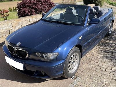 Usata BMW 318 Cabriolet Sport Line 150 CV (110 kW) 2004 Blu Cabrio