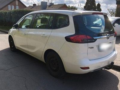 Gebraucht Opel Zafira Tourer Active 131 PS (96 kW) 2013 Weiß Van / Kleinbus