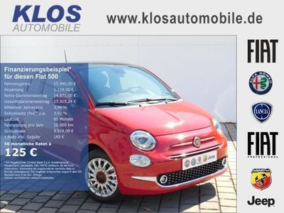 gebraucht Fiat 500 1.0 GSE HYBRID RED BEATS PDC NAVI KLIMAAUTOM