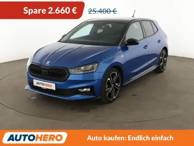 Gebraucht Skoda Fabia Monte Carlo 150 PS (110 kW) 2024 Blau Kleinwagen