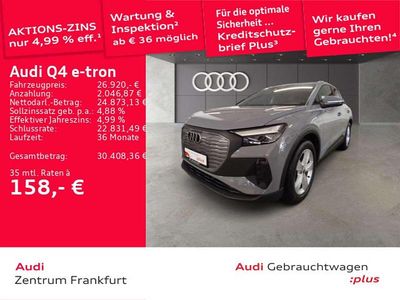 Gebraucht Audi Q4 e-tron Advanced 150 kW (204 PS) 2022 Grau SUV
