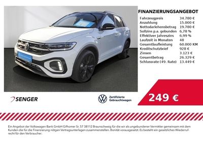 gebraucht VW T-Roc 2.0 TSI R-Line DSG 4M ACC LED-Matrix NAVI