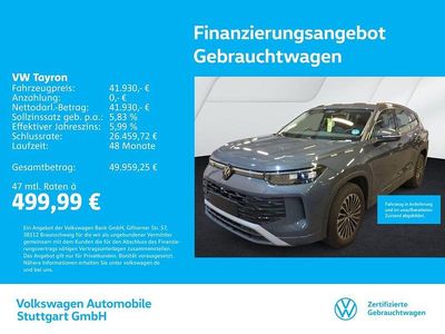 Grau Gebraucht 2025 VW Tayron Life SUV | 41.930 € (Fairer Preis)