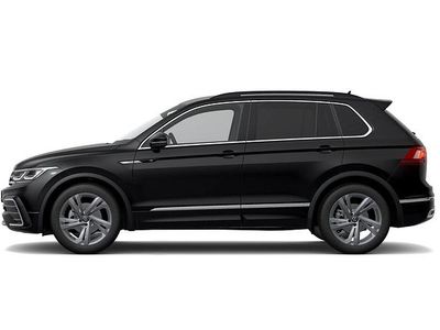 Gebraucht VW Tiguan R-line 150 PS (110 kW) 2022 Schwarz (deep black perleffekt) SUV