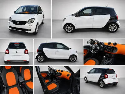 Gebraucht Smart ForFour 61 PS (44 kW) 2015 Weiß Kleinwagen
