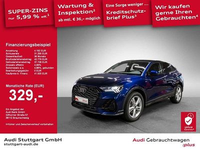 Navarrablau metallic Gebraucht 2024 Audi Q3 Sportback S-Line SUV | 49.650 € (Teuer)