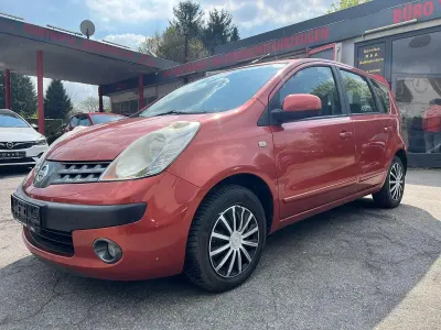 Second-hand Nissan Note Acenta 110 CP (80 kW) 2007 Portocaliu Hatchback