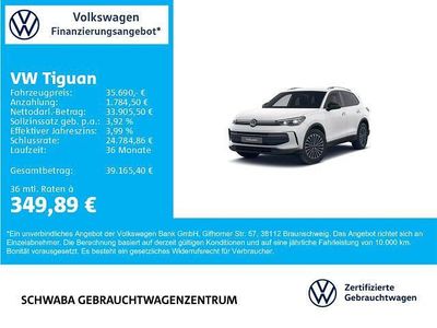 Pure white Gebraucht 2025 VW Tiguan Goal SUV | 35.690 € (Guter Preis)