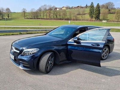 Gebraucht Mercedes C220 AMG line 194 PS (142 kW) 2019 Blau Limousine