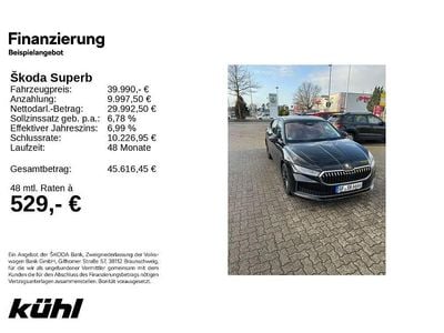 Schwarz Gebraucht 2024 Skoda Superb LAURIN & KLEMENT Kombi | 39.840 € (Guter Preis)