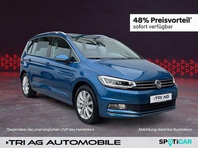 Blau Gebraucht 2017 VW Touran Highline Van / Kleinbus | 19.300 € (Superpreis)