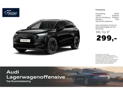 Neu Audi Q4 e-tron S-Line 219 kW (299 PS) 2026 Mythosschwarz metallic SUV