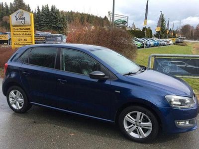 Gebraucht VW Polo Match 60 PS (44 kW) 2012 Blau Kleinwagen