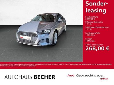 Gebraucht Audi A3 Advanced Plus 150 PS (110 kW) 2024 Silber Limousine