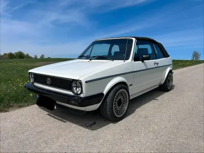 Gebraucht VW Golf Cabriolet 95 PS (69 kW) 1987 Weiß Cabrio