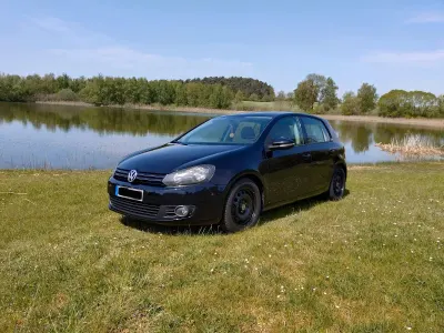 Brugt VW Golf VI Comfortline 110 HK (80 kW) 2008 Sort Hatchback