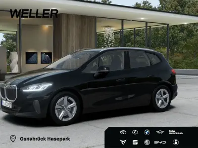 Gebraucht BMW 220 Active Tourer Comfort Edition 170 PS (125 kW) 2025 Black sapphire (schwarz) Van / Kleinbus