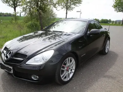 Brugt Mercedes SLK200 184 HK (135 kW) 2010 Sort Cabriolet
