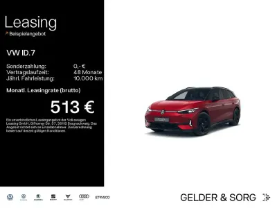 Gebraucht VW ID.7 GTX 250 kW (340 PS) 2025 Kings red metallic Kombi