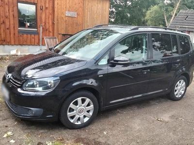 Gebraucht VW Touran Match 105 PS (77 kW) 2013 Schwarz Van / Kleinbus