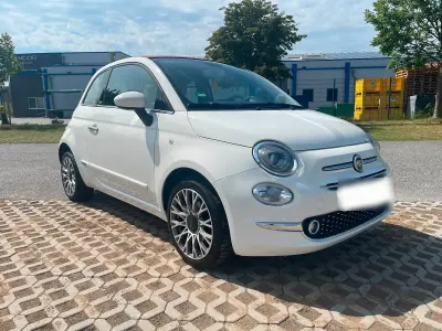 Gebraucht Fiat 500 Lounge 69 PS (50 kW) 2017 Weiß Cabrio
