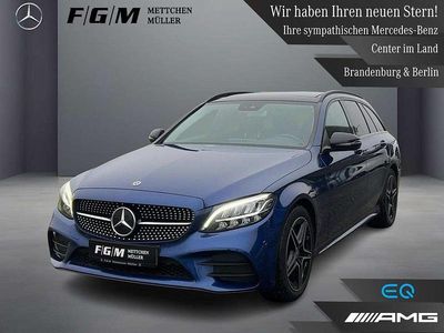Gebraucht Mercedes C180 AMG line 156 PS (114 kW) 2019 Brillantblau metallic Kombi
