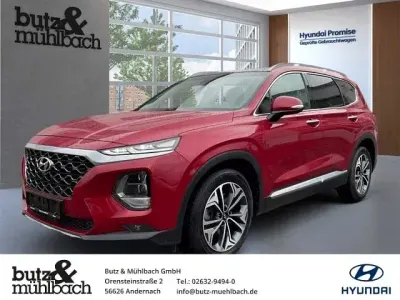 Gebraucht Hyundai Santa Fe Premium 200 PS (147 kW) 2019 Rot SUV