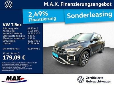 Schwarz Gebraucht 2025 VW T-Roc Goal SUV | 27.879 € (Guter Preis)