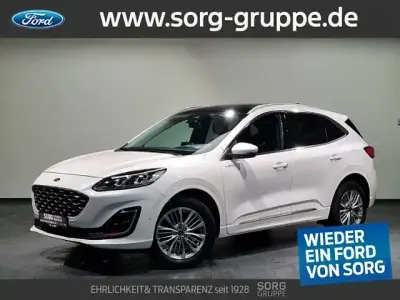 Gebraucht Ford Kuga Vignale 150 PS (110 kW) 2021 Weiß, arktis weiß metallic SUV