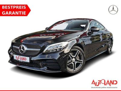 Gebraucht Mercedes C220 AMG line 194 PS (142 kW) 2019 Obsidianschwarz metallic Coupé