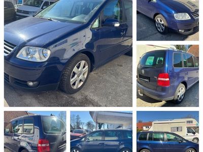 Gebraucht VW Touran Highline 101 PS (74 kW) 2004 Blau Van / Kleinbus