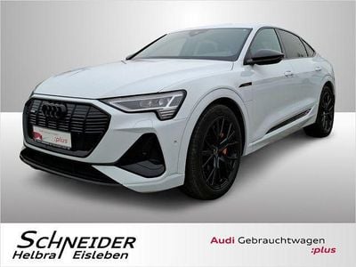 Gebraucht Audi e-tron Sportback S-Line 230 kW (313 PS) 2022 Gletscherweiß metallic SUV