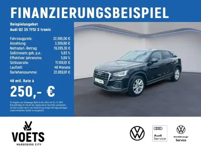 Gebraucht Audi Q2 Basis 150 PS (110 kW) 2022 Schwarz SUV